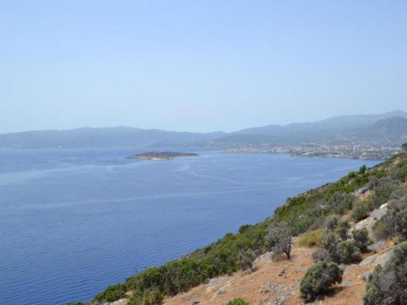 Schisma Eloundas Kreta, Elounda: Großes, erstklassiges Grundstück in erster Meereslinie zu verkaufen Grundstück kaufen